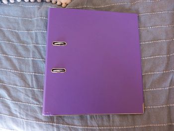 Classeur à Levier Violet