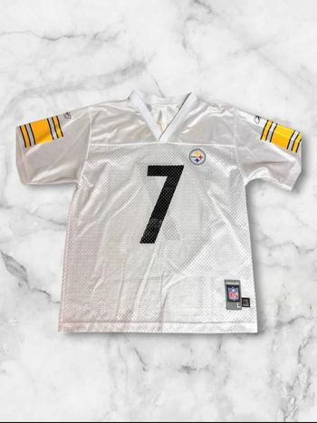 🏈 Maillot NFL Reebok Ben Roethlisberger Pittsburgh Steelers -  Taille L enfant équivalent S/M Femme