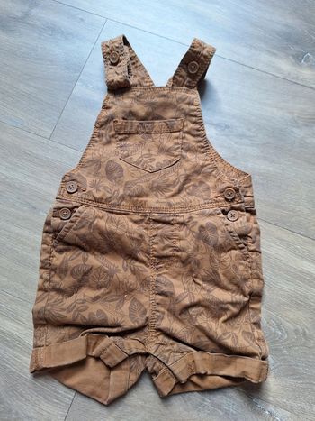 Salopette courte tape à l'œil 12 mois