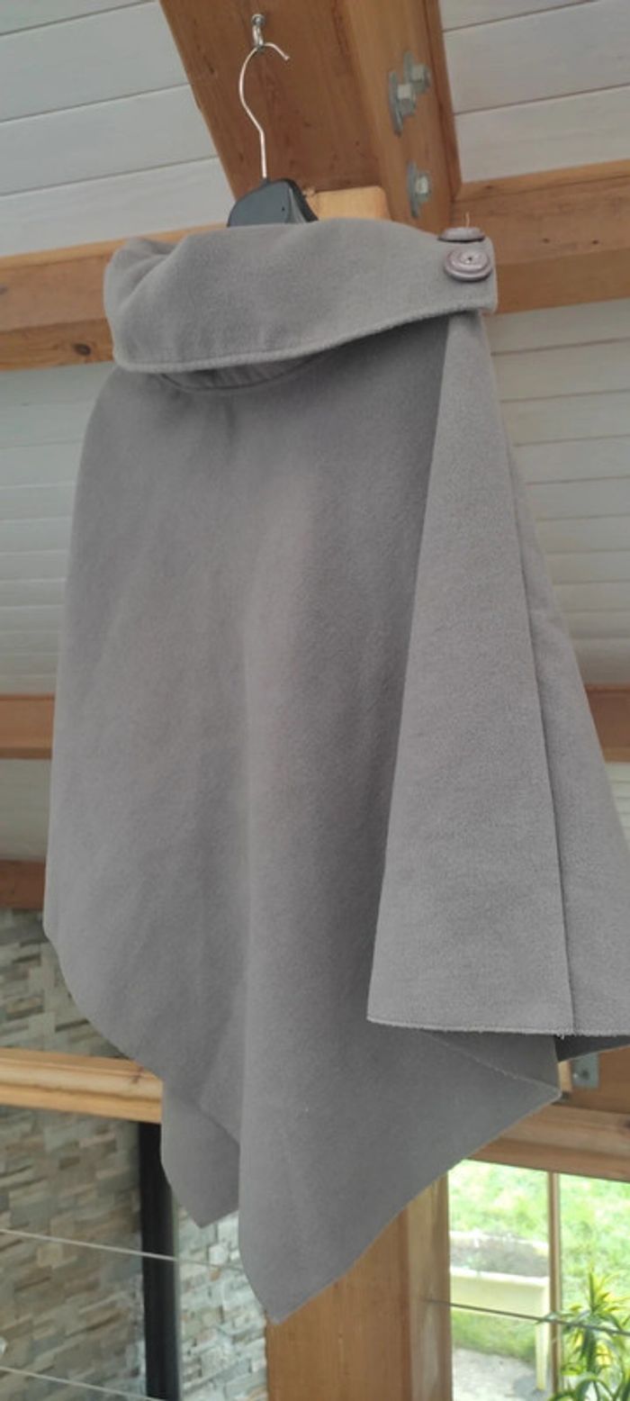Cape hiver poncho laine Agathe velmont taille 2 - photo numéro 2