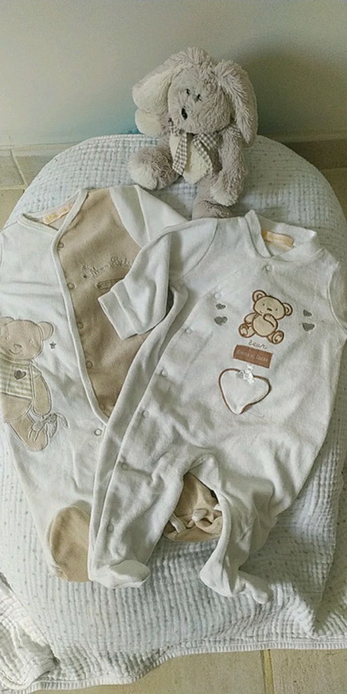Lot pyjama mixte nounours