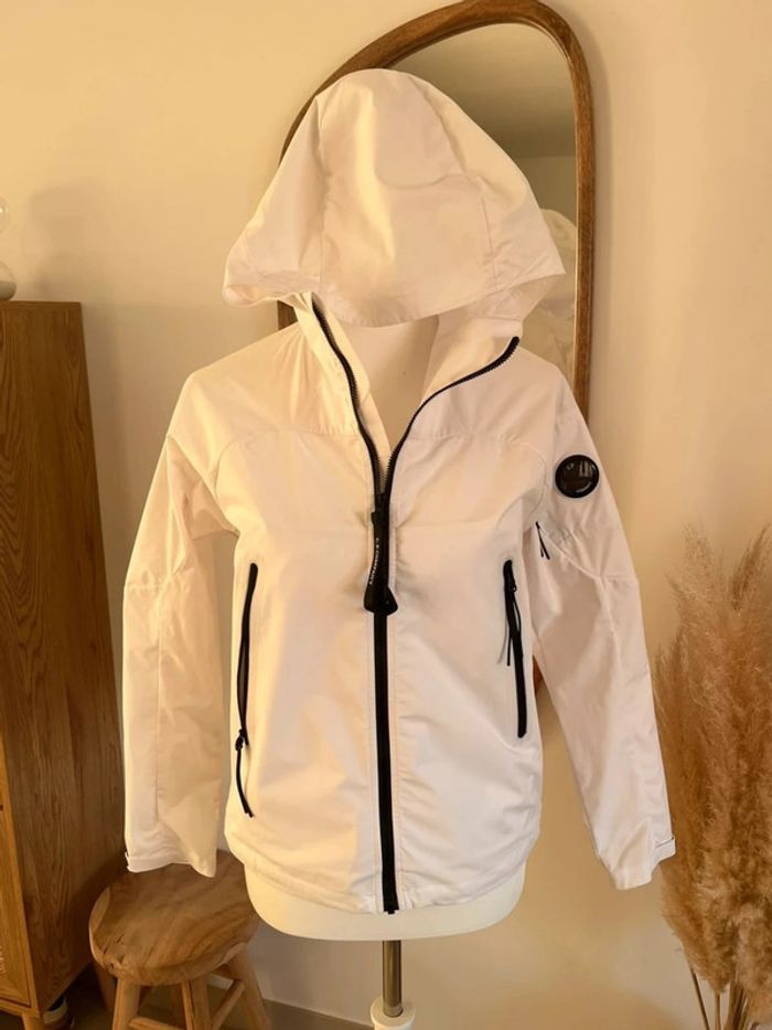 Veste coupe vent/imperméable blanc C.P Company