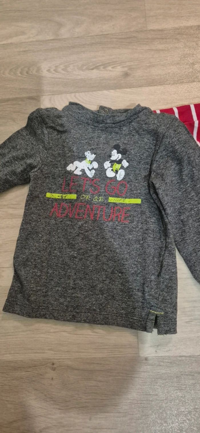 Lot de 2 t-shirts manches longues - 23 mois - photo numéro 2