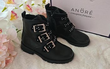 Bottes Bottines cuir Zip André T28
