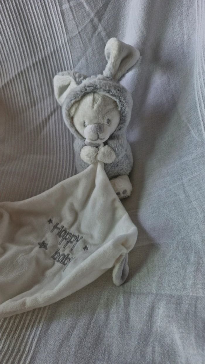 Ourson avec capuche oreilles lapin. Premaman - photo numéro 5