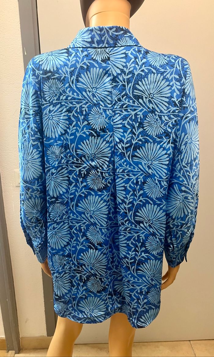 Chemise ML turquoise - photo numéro 6