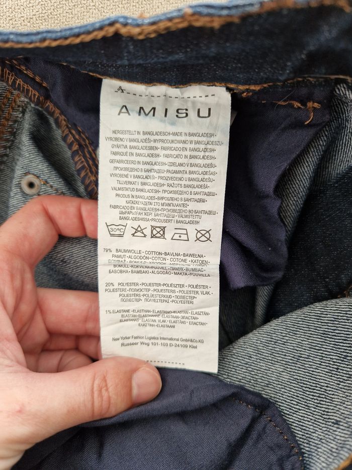 Jeans bleu marine skinny Amisu - photo numéro 10