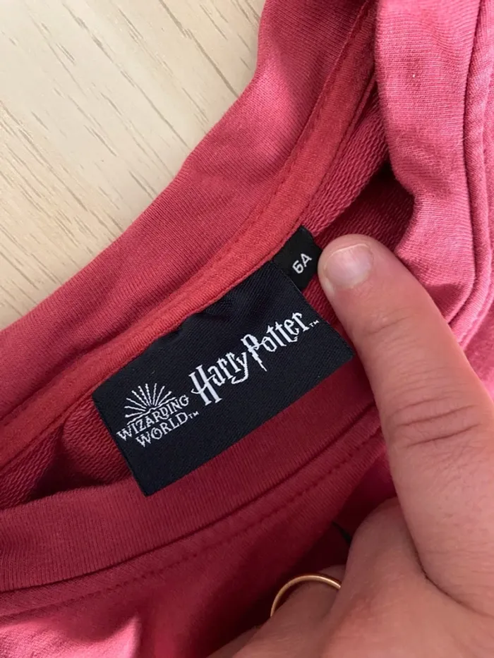 Pull robe tunique Harry Potter hedwige 6 ans fille - photo numéro 5