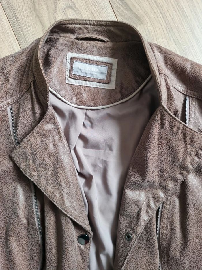 Veste blouson légère 44 XXL neuve camel - photo numéro 8