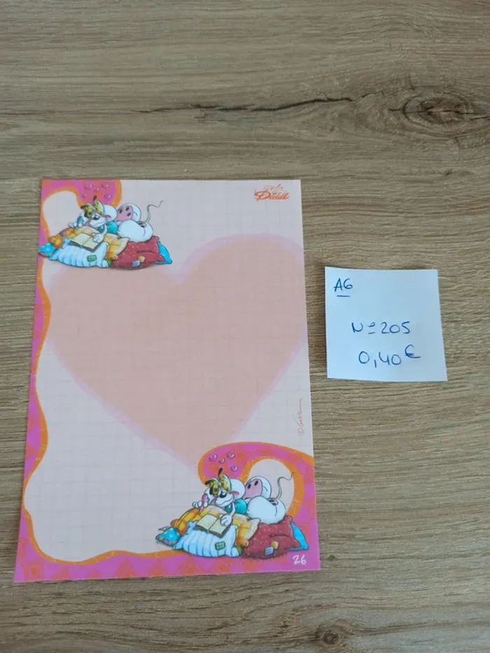 Feuille Diddl A6 205 0,40€