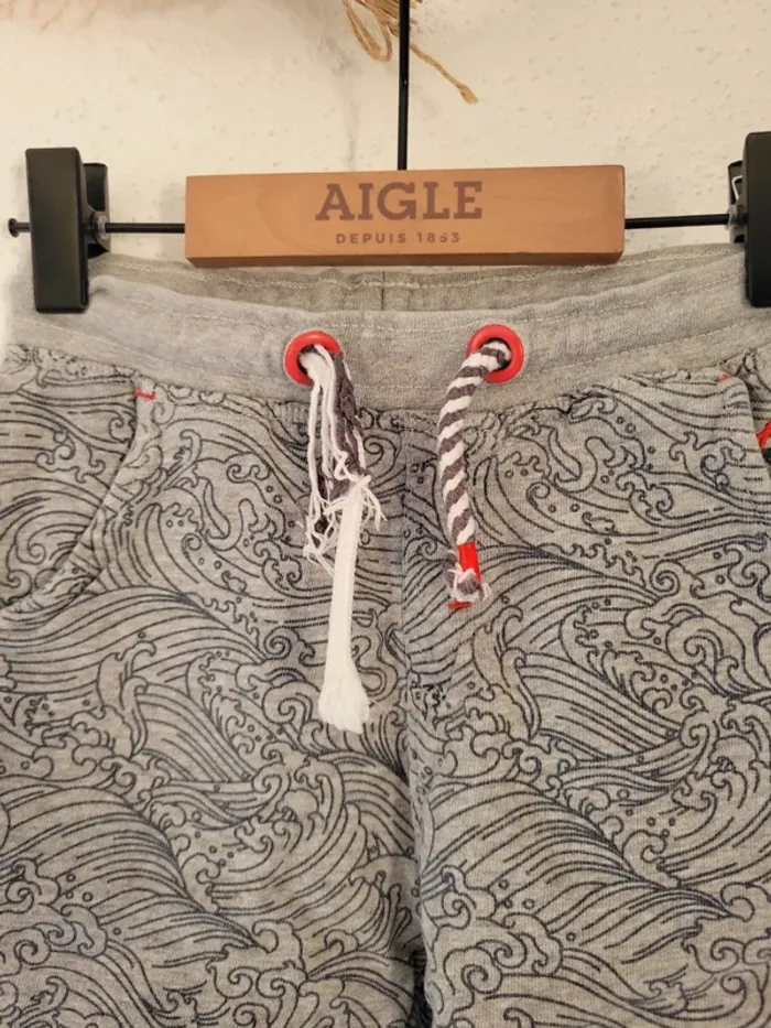 Short garçon 6 ans gris vagues - photo numéro 5