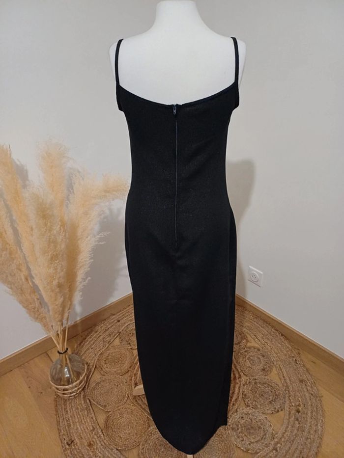 Robe longue noire Pailletée Côte à côte taille XS 34 - photo numéro 6