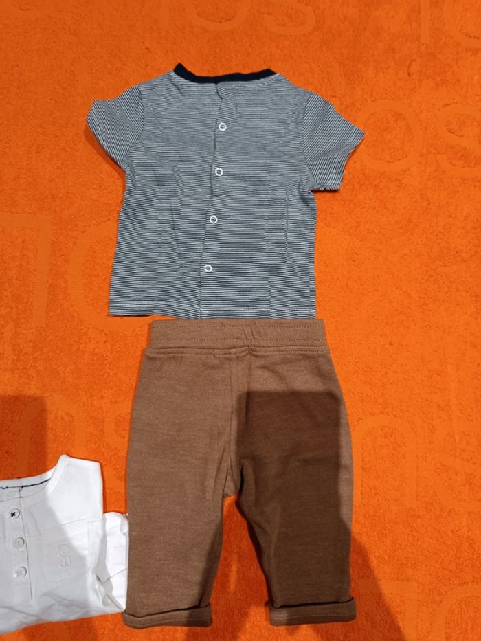 Joli ensemble 3 pièces Obaïbi 3 mois 59 cm - photo numéro 13