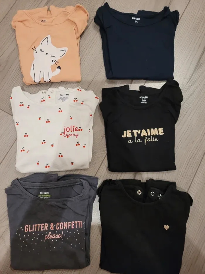 T-shirts manches longues 3 ans - photo numéro 2