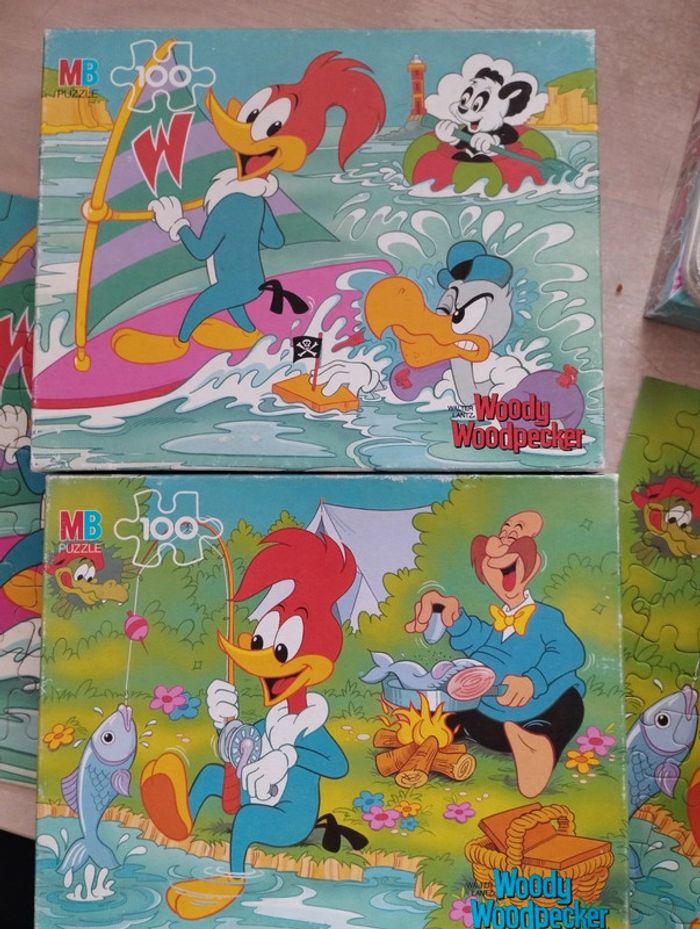 2 puzzles de Woody Woodpecker