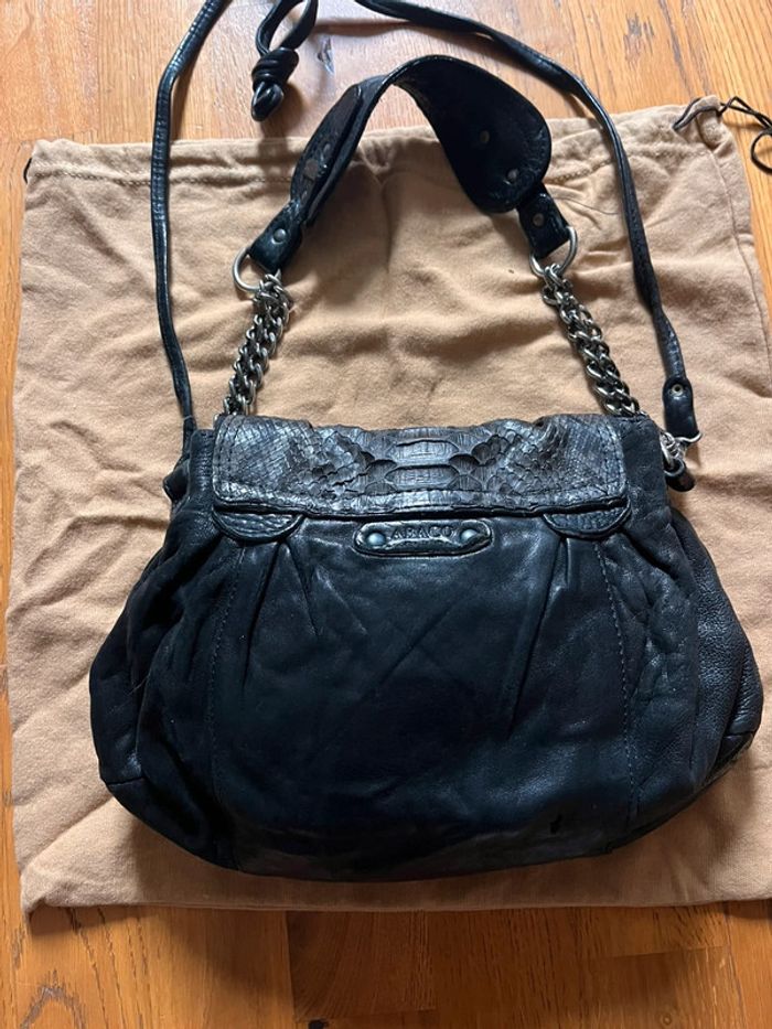 Sac Abaco cuir et python - photo numéro 2