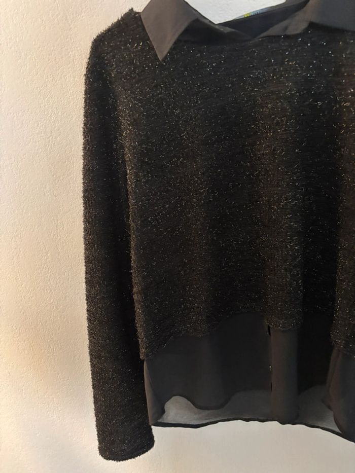 Pull noir - photo numéro 2