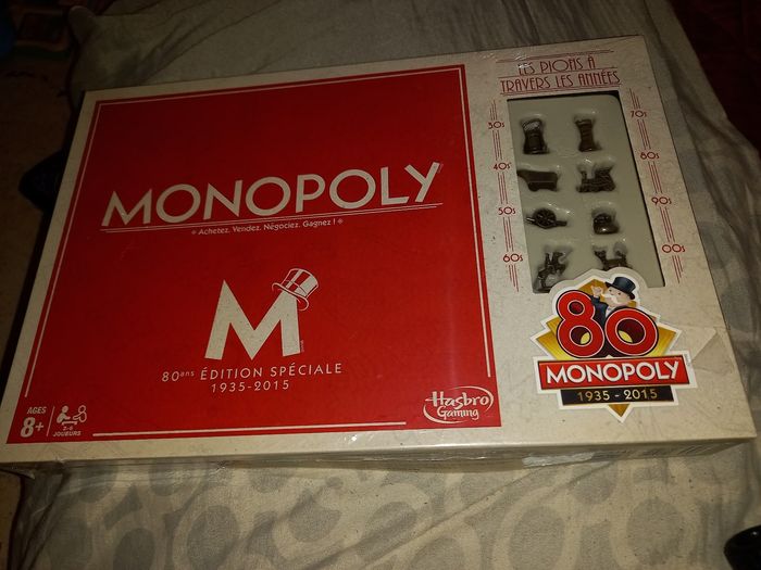 Jeux monopoly édition spéciale 80ans neuf