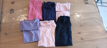 Lot tee-shirts col roulés  ml