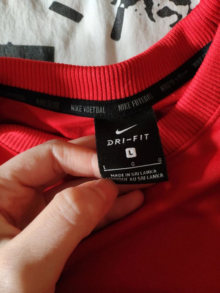 Sweat Nike rouge et blanc L - photo numéro 3