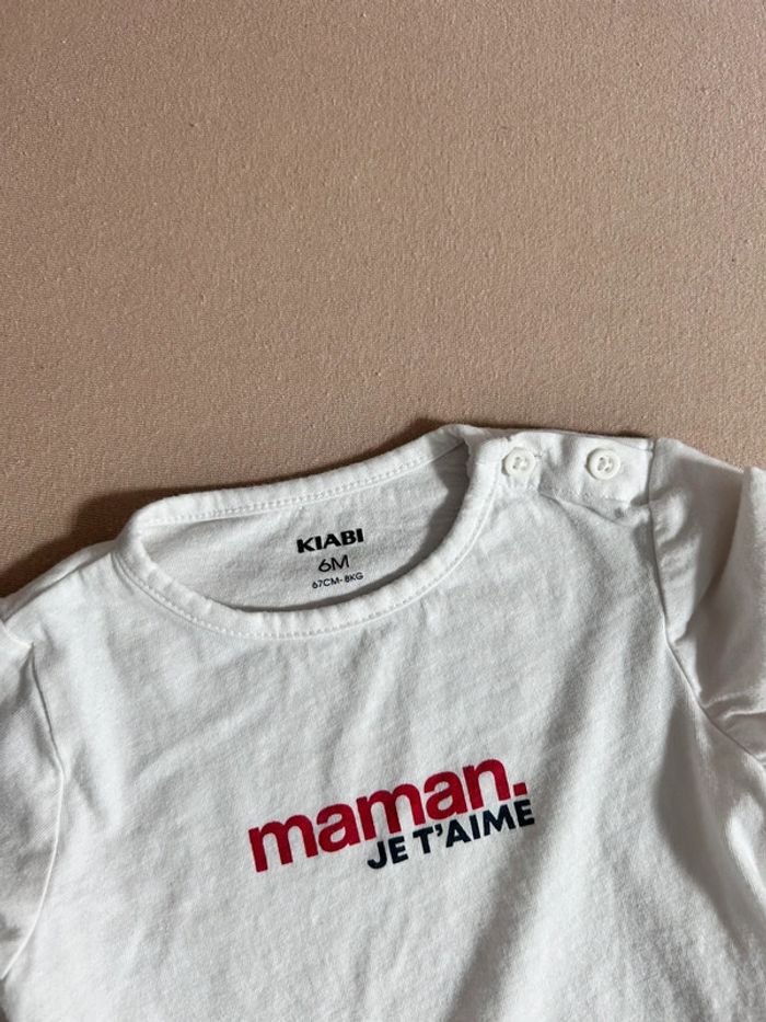 Ensemble tenues garçon pilote je t’aime t-shirt jeans 6 mois - photo numéro 10