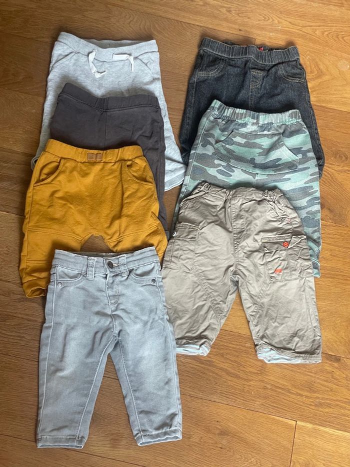 Lot pantalons 9 mois