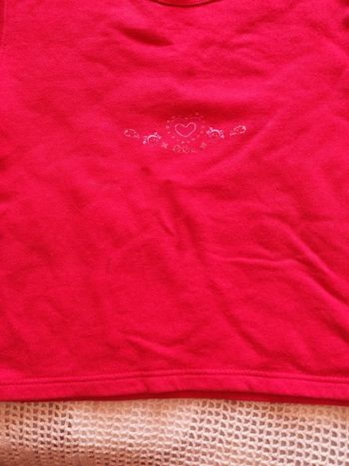 Sweat rouge tex 6 ans