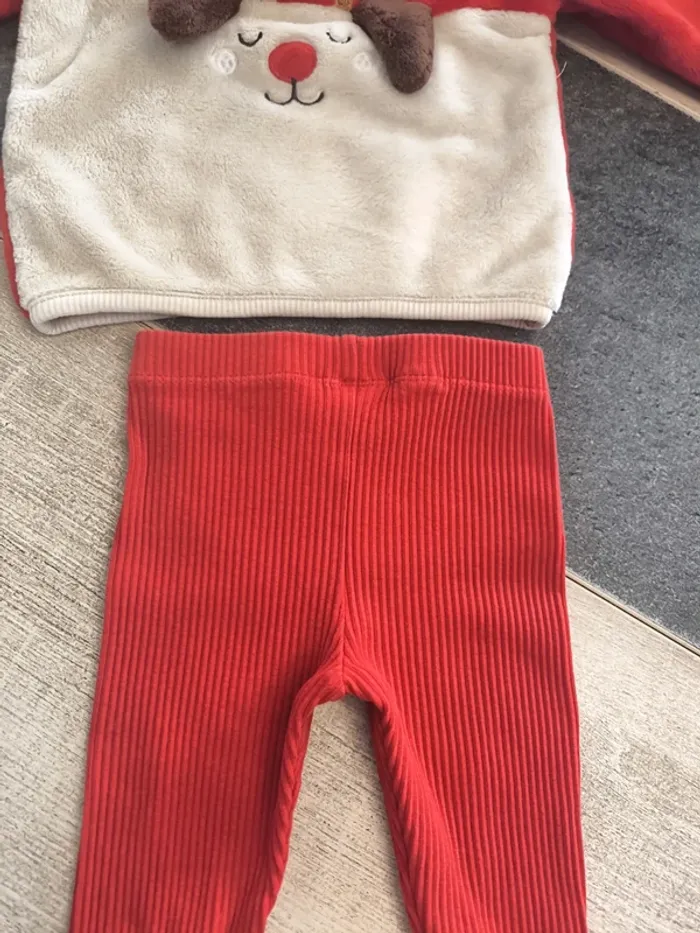 Ensemble de Noël 3 pièces garçon 12 mois sergent major - photo numéro 9