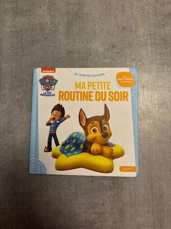 Livre Pat’Patrouille. Ma petite routine du soir.