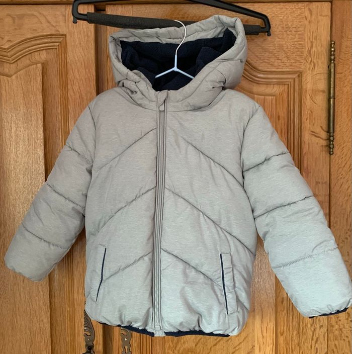 Doudoune grise Kiabi T.36mois