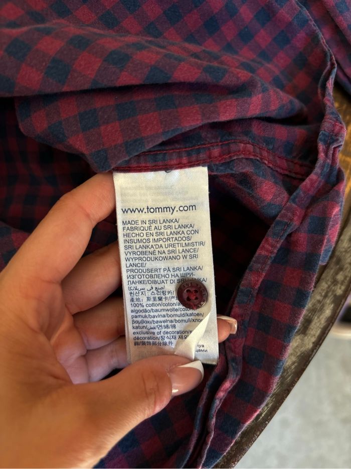 Chemise Tommy Hilfiger Slim Fit à carreaux - Taille S - photo numéro 9