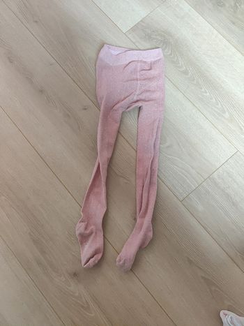 Collants rose paillettes