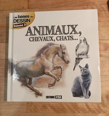 Les bases du dessin vol.3 Animaux, chevaux chats