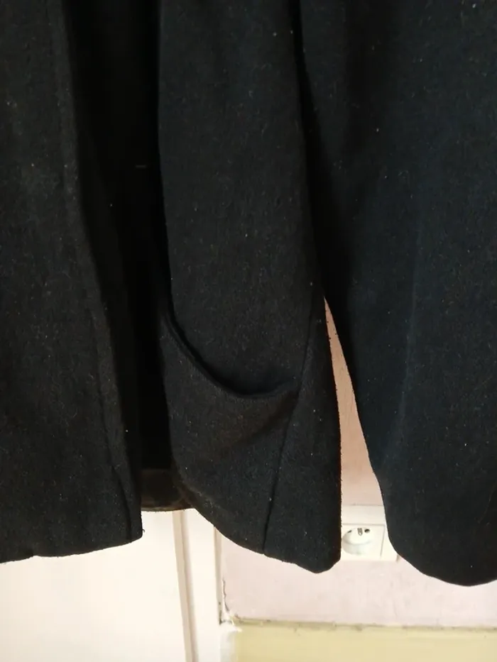 Manteau noir fille taille 10 ans NKY - photo numéro 4