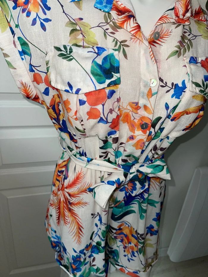 Combinaison short fleuri - photo numéro 8