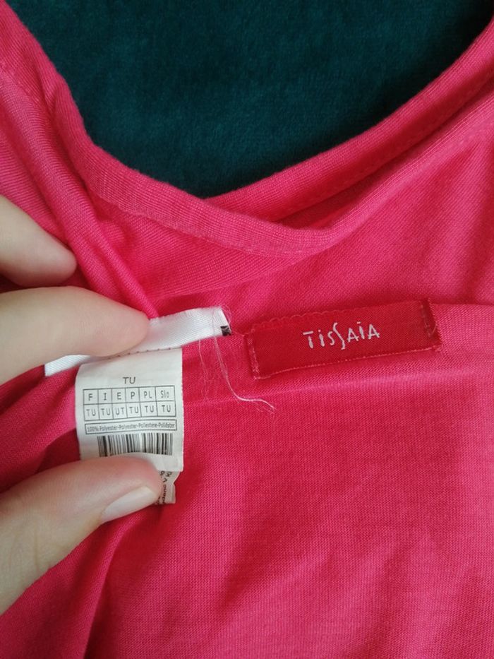 Robe de plage rose fluide Tissaia – Style paréo, taille unique, été / vacances - photo numéro 7