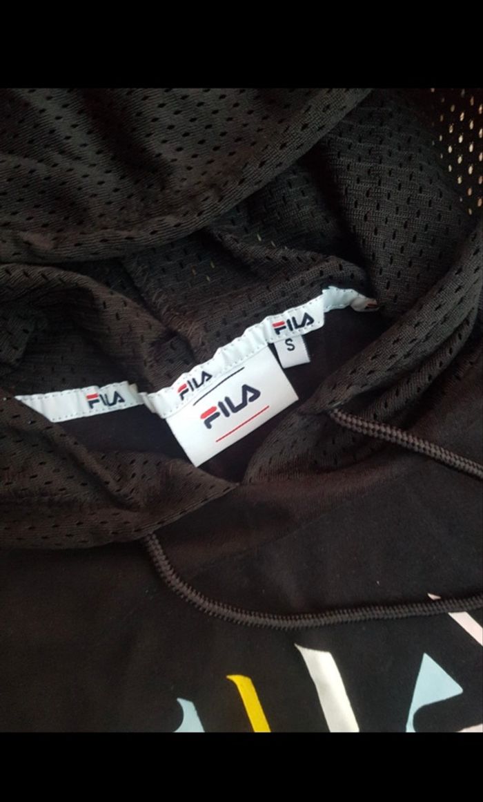 robe à capuche et cordon Fila authentique - photo numéro 3