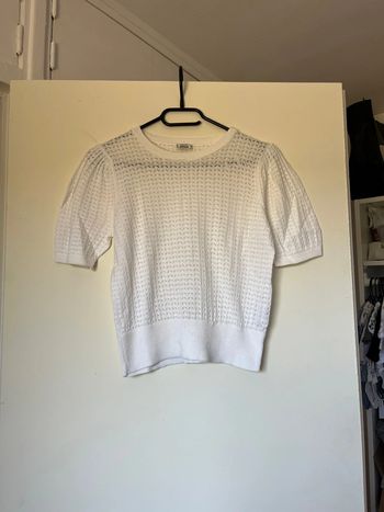 T-shirt pimkie , blanc, transparent, taille S