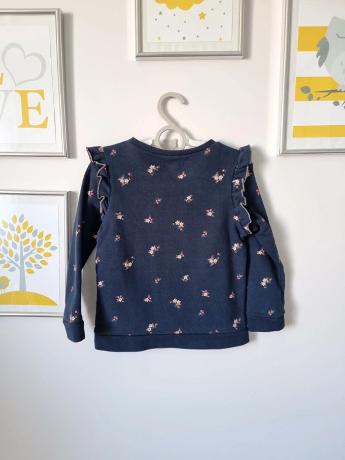 Sweat fleur marine rigolote vertbaudet taille 4ans neuf - photo numéro 6