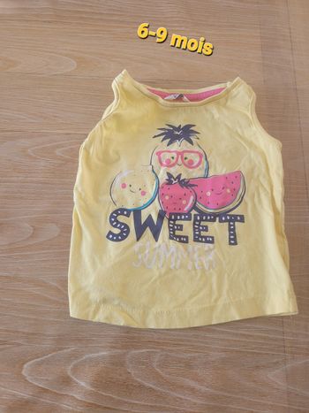 Tee shirt sans manche