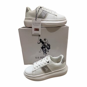 Basket fille - blanche - us polo assn 