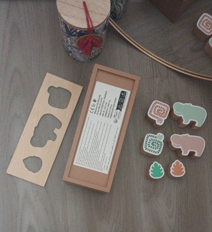 Cube d'éveil en bois 10 mois + - photo numéro 3