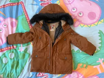 Manteau IKKS avec fourrure amovible