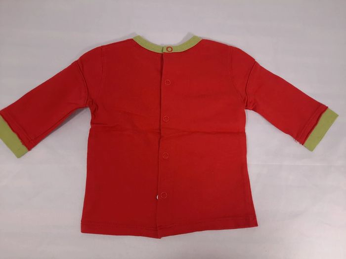 Tee shirt manches longues,  kitchoun, 6 mois - photo numéro 3
