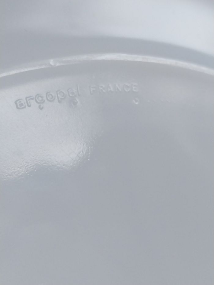 Plat rond vintage Arcopal - photo numéro 4