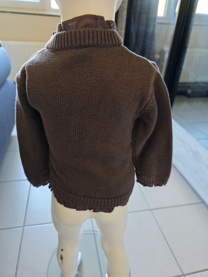 Gilet marron Baby club - photo numéro 3