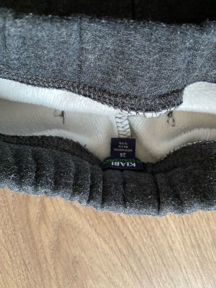 Lot 2 pantalons gris doublé polaire et à carreaux - photo numéro 6