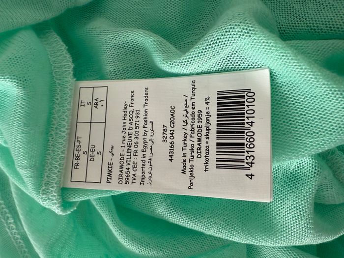 Débardeur vert menthe taille S - photo numéro 5