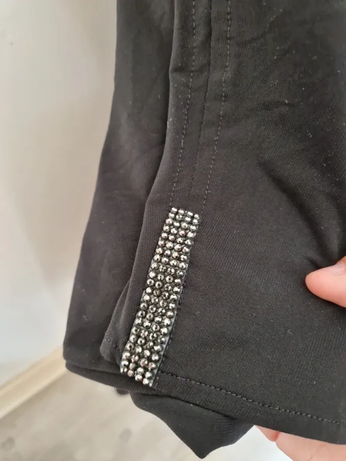 Robe épaules dénudé noir a strass ms mode taille 50 - photo numéro 7