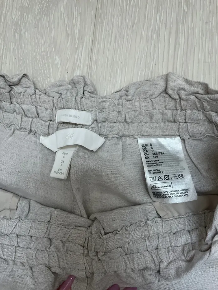 Lot de deux pantalons en lin - photo numéro 7